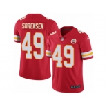 Men's Nike Kansas City Chiefs #49 Daniel Sorensen Elite Red Rush NFL Jersey