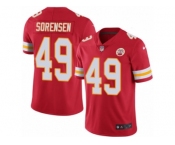 Men's Nike Kansas City Chiefs #49 Daniel Sorensen Elite Red Rush NFL Jersey