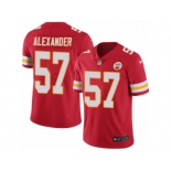 Men's Nike Kansas City Chiefs #57 D.J. Alexander Elite Red Rush NFL Jersey