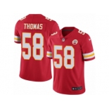 Men's Nike Kansas City Chiefs #58 Derrick Thomas Elite Red Rush NFL Jersey