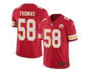 Men's Nike Kansas City Chiefs #58 Derrick Thomas Elite Red Rush NFL Jersey