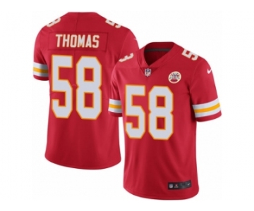 Men's Nike Kansas City Chiefs #58 Derrick Thomas Elite Red Rush NFL Jersey