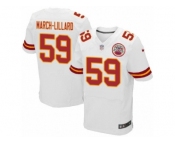 Men's Nike Kansas City Chiefs #59 Justin March-Lillard Elite White NFL Jersey