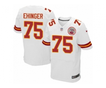 Men's Nike Kansas City Chiefs #75 Parker Ehinger Elite White NFL Jersey