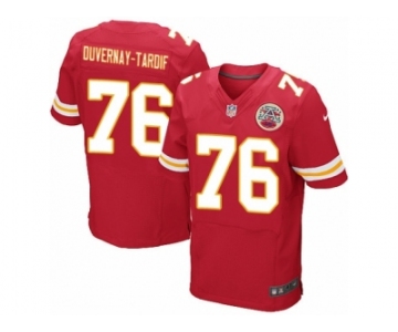 Men's Nike Kansas City Chiefs #76 Laurent Duvernay-Tardif Elite Red Team Color NFL Jersey