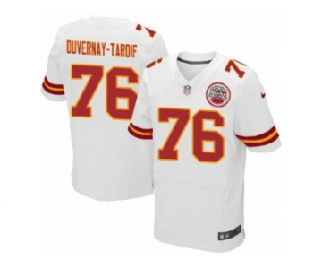 Men's Nike Kansas City Chiefs #76 Laurent Duvernay-Tardif Elite White NFL Jersey