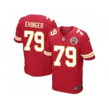 Men's Nike Kansas City Chiefs #79 Parker Ehinger Elite Red Team Color NFL Jersey