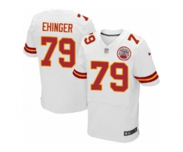 Men's Nike Kansas City Chiefs #79 Parker Ehinger Elite White NFL Jersey