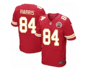 Men's Nike Kansas City Chiefs #84 Demetrius Harris Elite Red Team Color NFL Jersey