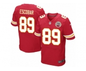 Men's Nike Kansas City Chiefs #89 Gavin Escobar Elite Red Team Color NFL Jersey