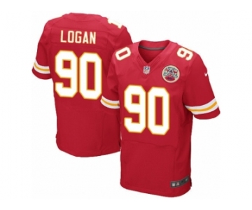 Men's Nike Kansas City Chiefs #90 Bennie Logan Elite Red Team Color NFL Jersey