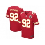 Men's Nike Kansas City Chiefs #92 Tanoh Kpassagnon Elite Red Team Color NFL Jersey