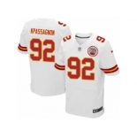 Men's Nike Kansas City Chiefs #92 Tanoh Kpassagnon Elite White NFL Jersey