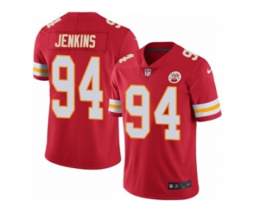 Men's Nike Kansas City Chiefs #94 Jarvis Jenkins Elite Red Rush NFL Jersey