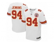 Men's Nike Kansas City Chiefs #94 Jarvis Jenkins Elite White NFL Jersey