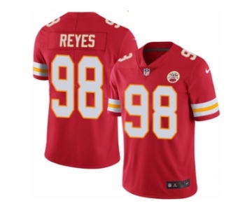 Men's Nike Kansas City Chiefs #98 Kendall Reyes Elite Red Rush NFL Jersey