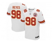 Men's Nike Kansas City Chiefs #98 Kendall Reyes Elite White NFL Jersey