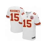 Nike Chiefs #15 Patrick Mahomes II White Men's Stitched NFL Elite Jersey