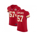 Nike Kansas City Chiefs #57 Breeland Speaks Red Team Color Men Stitched NFL Vapor Untouchable Elite Jersey