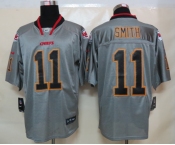 nike nfl jerseys kansas city chiefs #11 smith grey[Elite lights out]