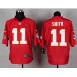 nike nfl jerseys kansas city chiefs #11 smith red[Elite]