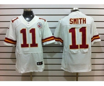 nike nfl jerseys kansas city chiefs #11 smith white[Elite]