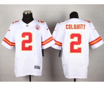 nike nfl jerseys kansas city chiefs #2 colquitt white[Elite]