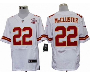 nike nfl jerseys kansas city chiefs #22 mccluster white[Elite]