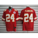 nike nfl jerseys kansas city chiefs #24 flowers red[Elite]