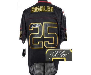 nike nfl jerseys kansas city chiefs #25 charles black[Elite lights out signature]