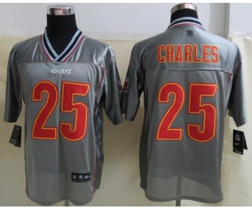 nike nfl jerseys kansas city chiefs #25 charles grey[Elite vapor]