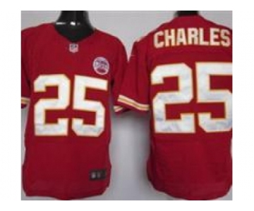 nike nfl jerseys kansas city chiefs #25 charles red[elite]