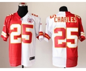 nike nfl jerseys kansas city chiefs #25 charles white-red[Elite split]