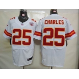 nike nfl jerseys kansas city chiefs #25 jamaal charles white[elite]