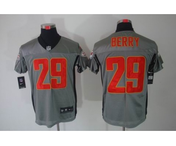 nike nfl jerseys kansas city chiefs #29 berry grey[Elite shadow]