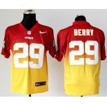 nike nfl jerseys kansas city chiefs #29 berry white-yellow[Elite drift fashion][second version]