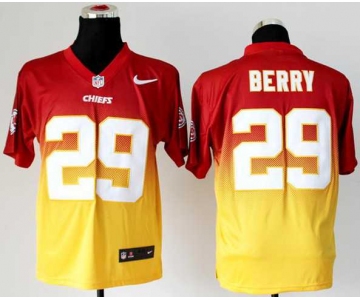 nike nfl jerseys kansas city chiefs #29 berry white-yellow[Elite drift fashion][second version]