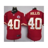 nike nfl jerseys kansas city chiefs #40 hillis red[elite]