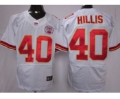 nike nfl jerseys kansas city chiefs #40 hillis white[Elite]