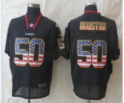 nike nfl jerseys kansas city chiefs #50 houston black[Elite USA flag fashion][houston]