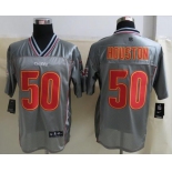 nike nfl jerseys kansas city chiefs #50 houston grey[Elite vapor][houston]