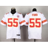 nike nfl jerseys kansas city chiefs #55 ford white[Elite]