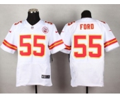 nike nfl jerseys kansas city chiefs #55 ford white[Elite]