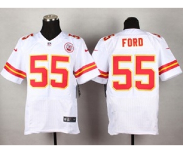 nike nfl jerseys kansas city chiefs #55 ford white[Elite]