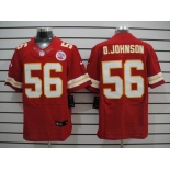 nike nfl jerseys kansas city chiefs #56 d.johnson red[Elite]