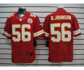 nike nfl jerseys kansas city chiefs #56 d.johnson red[Elite]