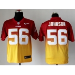 nike nfl jerseys kansas city chiefs #56 johnson red-yellow[Elite drift fashion][second version]