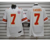 nike nfl jerseys kansas city chiefs #7 cassel white[Elite]