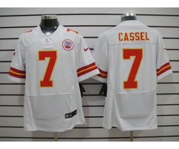 nike nfl jerseys kansas city chiefs #7 cassel white[Elite]