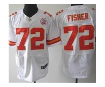 nike nfl jerseys kansas city chiefs #72 eric fisher white [Elite]